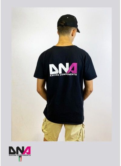 DNA Racing Components logo black t-shirt